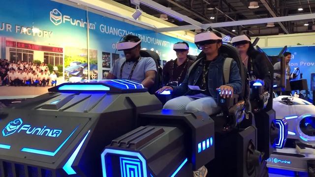 VR Dark Mars 4 Seat Super fun VR game in Dubai Expo смотреть онлайн