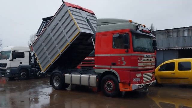 DAF XF ПЕРЕОБОРУДОВАНИЕ В САМОСВАЛ смотреть онлайн