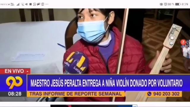 Los Violines de San Juan dona violín a niña смотреть онлайн