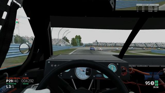 Project CARS: Ford Fusion Stockcar at Watkins Glen Short (5 Laps) смотреть онлайн