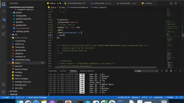 Firebase Firestore with Querying in React Native | React Native Queries in Firestore | Urdu & Hindi смотреть онлайн