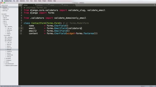 Simple Power of Django Validators // Python Django Tutorial // Form Validation // Model Validation смотреть онлайн