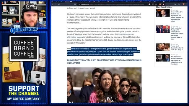 AOC Just Got DESTROYED By LibsOfTikTok In HILARIOUS Caught On Camera Moment! She's Getting Sued! смотреть онлайн