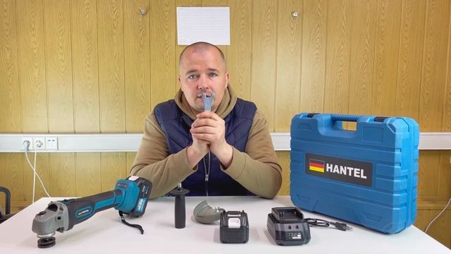 Аккумуляторная болгарка УШМ hantel DGA-18/4 , с бесщеточным двигателем смотреть онлайн