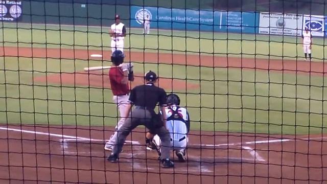 Kannapolis RHP Robinson Leyer vs. Savannah DH Amed Rosario, 6.10.14 смотреть онлайн