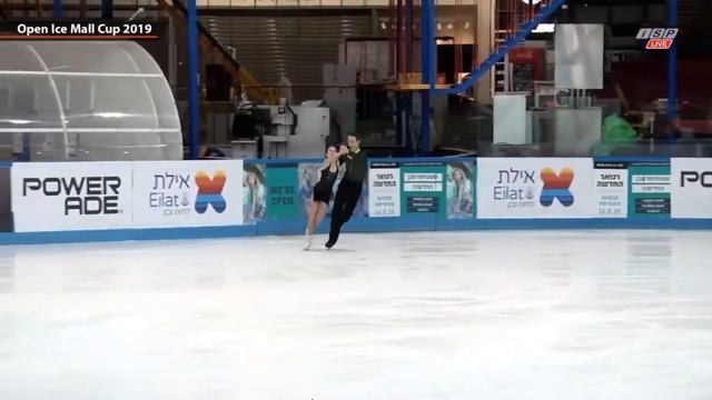 Open Ice Mall Cup 2019 Василиса Григорьева и Лев Сергеев Израиль блюз смотреть онлайн