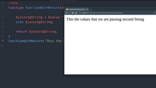 PHP Functions with Return | Learn from PHP from Home | TinkerHub MES Marampally смотреть онлайн