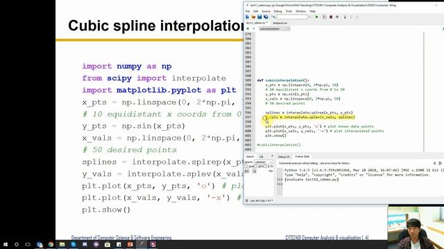 CITS2401 - 11.3. Interpolation in Python смотреть онлайн