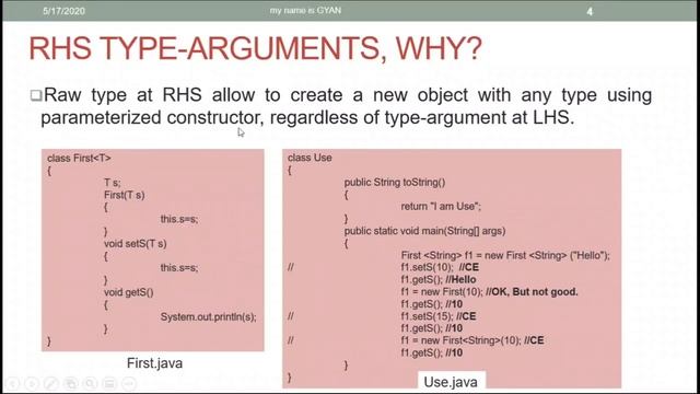 Generics in Java | #3 | Diamond Operator in Java | Type Argument at Right Hand Side смотреть онлайн