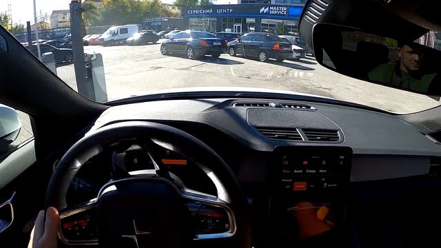 Новый автомобиль и уже у нас в мастерской. Polestar 2