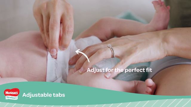 Why Choose Huggies Newborn Nappies? | Adjustable Tabs