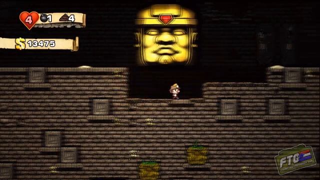 FTG Gameguide: Spelunky: How to Defeat Olmec for the "Made It" Achievement! смотреть онлайн