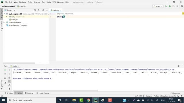 Reserved words | Keywords in Python смотреть онлайн
