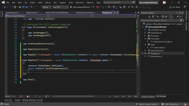 .NET 6 Minimal API vs. Web API ? Complete CRUD with EF Core InMemory смотреть онлайн