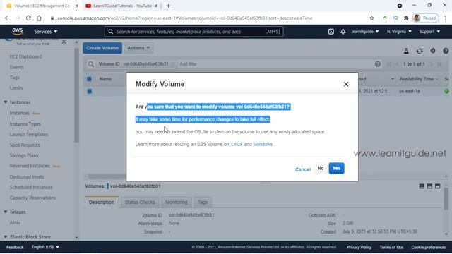 How to Extend AWS EBS Volume Size | Resizing Mounted EBS Volume Online | AWS Beginners Tutorial смотреть онлайн