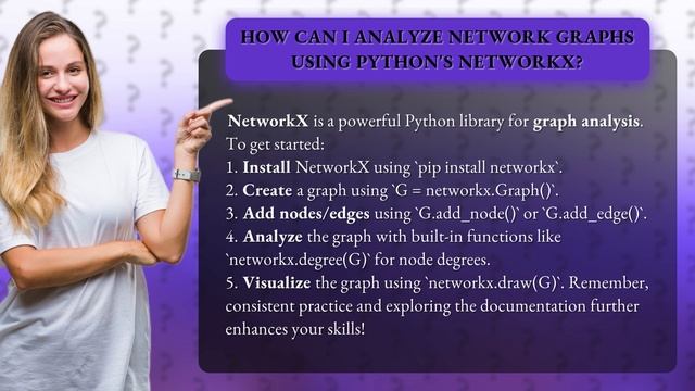 How Can I Analyze Network Graphs Using Python's NetworkX? смотреть онлайн