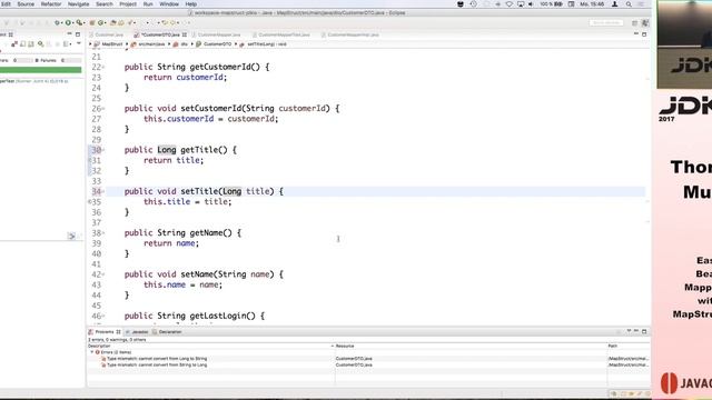 JDK IO 2017 - Thomas Much - Easy Bean Mappings with MapStruct 1.2 смотреть онлайн