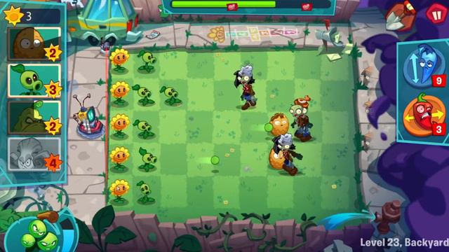 Plants vs. Zombies 3! ВИШНЁВАЯ БОМБА?! - Backyard Уровни 21 - 25 | Геймплей на Русском! #5 смотреть онлайн