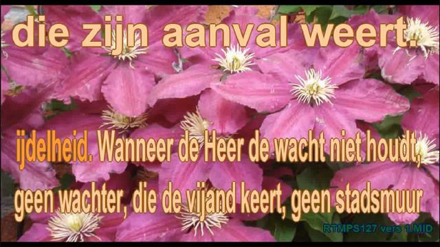 Psalm 127 vers 1 Ritmisch Karaoke Lyrics ..wmv смотреть онлайн