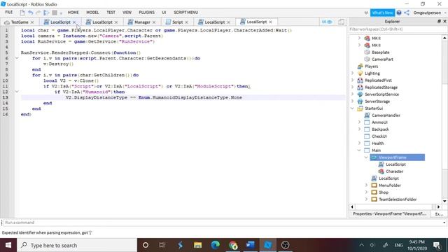 How to make Viewport Character like Arsenal in your roblox game! смотреть онлайн