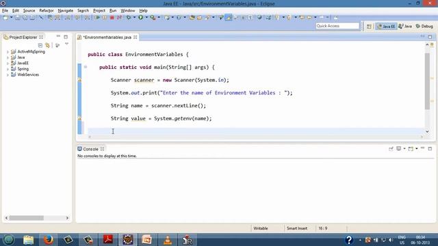 How to query Environment Variables through a Java Program ?. смотреть онлайн