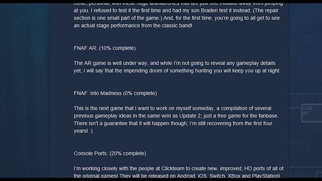 (NEW OFFICAL FNAF GAME!!!!) FNAF INTO MADNESS + MOVIE NEWS AND MORE смотреть онлайн