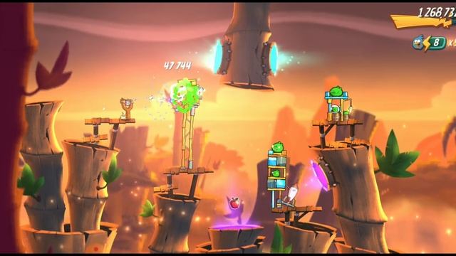 КАК УЛУЧШИТЬ РОГАТКУ ДО 5 УРОВНЯ?! Angry Birds 2 смотреть онлайн