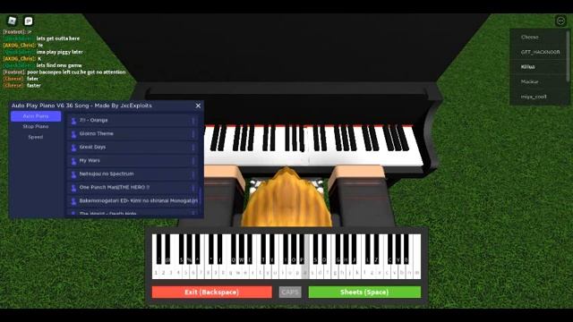 Auto Play Piano Script Pastebin 2022 смотреть онлайн