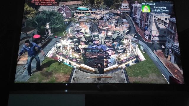 Real Game Pinball FX3. The Walking Dead Table, X box one X, Samsung AU8072 60inch TV смотреть онлайн