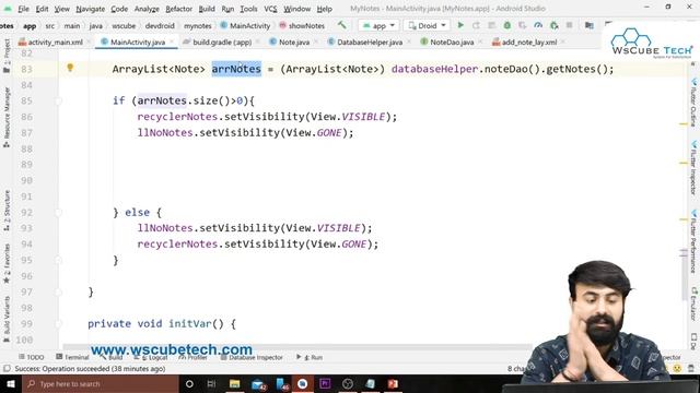 How to Build a Notes App (using Room Library) in Android Studio | Kotlin Tutorial смотреть онлайн
