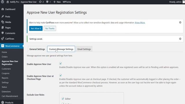 WooCommerce Approve New User Registration смотреть онлайн