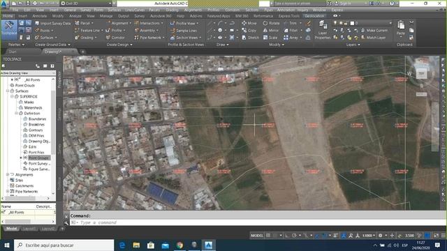 ArcGis GlobalMaper Autocad Trazo de carretera ejemplo uso DEM y Ortofotos смотреть онлайн