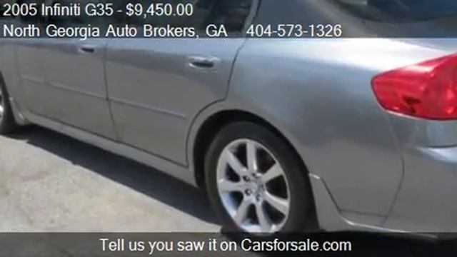 2005 Infiniti G35 x AWD 4dr Sedan for sale in Snellville, GA смотреть онлайн