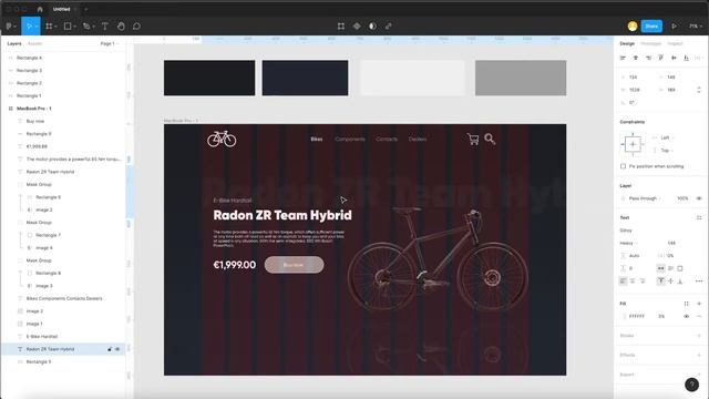 Дизайн сайта в Figma | Одностраничный сайт в фигме | Figma для начинающих [2021]