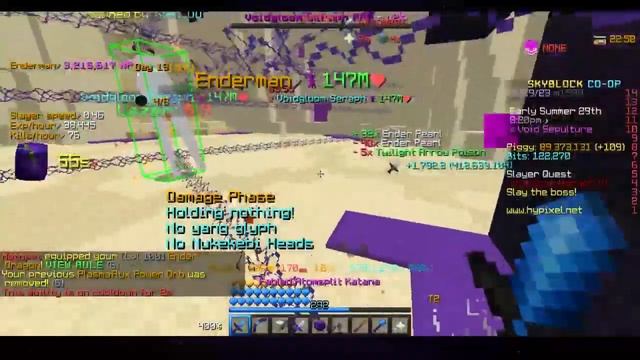 12.65s to kill t4 voidgloom seraph [Hypixel Skyblock] смотреть онлайн