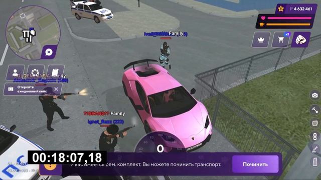 20 КОПОВ ПРОТИВ МЕНЯ на ЛАМБЕ в МАТРЕШКА РП (crmp mobile) смотреть онлайн