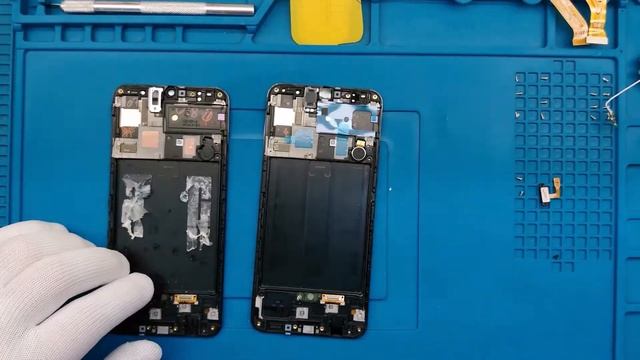 Samsung A50 Samsung Galaxy A50 Sm-a505 замена дисплея Display Replacement