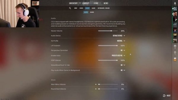 ropz CS2 VIDEO AND AUDIO SETTINGS (CS2 CROSSHAIR)