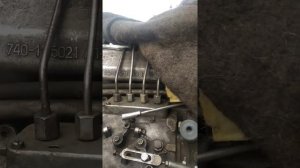 КамАЗ, турбина на простом двигателе своими руками.