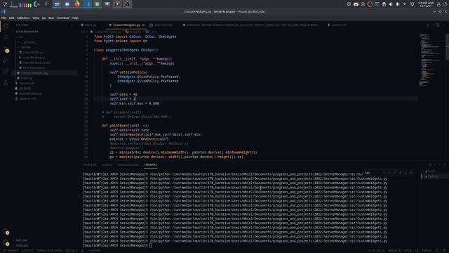 Messing around with Custom Widgets in Pyqt5 [custom gauge widget] смотреть онлайн