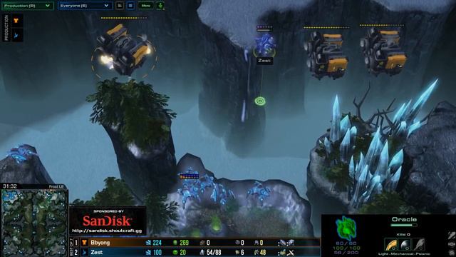 Zest vs Bbyong BO7 - Bronze Match - SanDisk SHOUTCraft Invitational смотреть онлайн