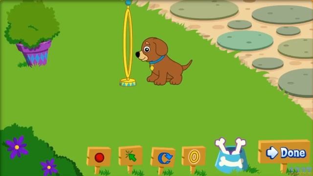 Dora the Explorer Perrito's Puppy Tricks Online Kids Puppy Training Game Cartoon Game Episode смотреть онлайн