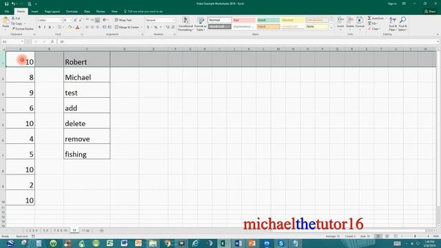 VIDEO #14 (Excel 2016) - Centering numbers and words in Excel смотреть онлайн