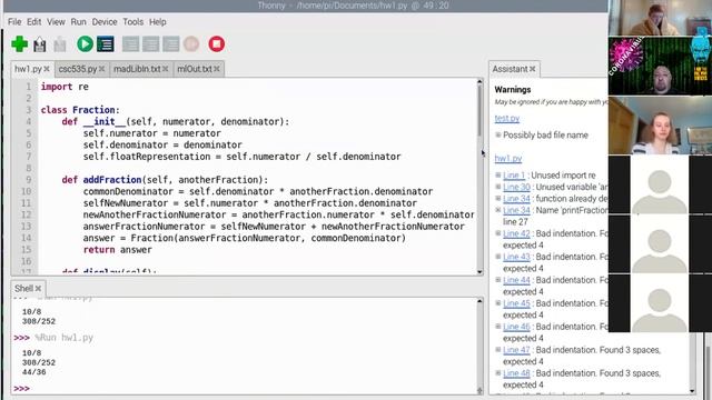 CSC200 3/25/20 - more instance methods, self explained, and the euclidean algorithm смотреть онлайн