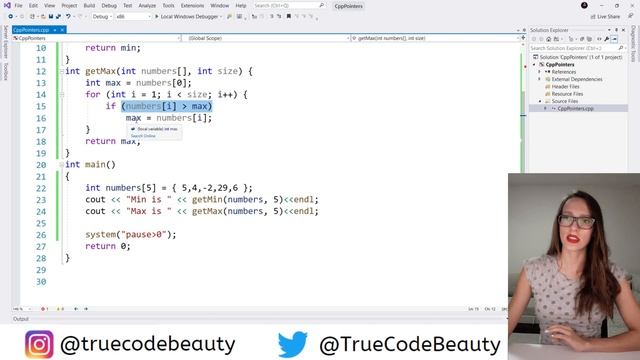 C++ POINTERS (2020) - Return multiple values from a function using pointers? PROGRAMMING TUTORIAL смотреть онлайн
