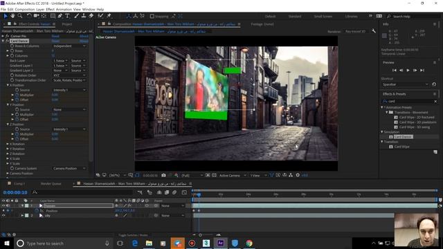 100- افکت Card Dance در Adobe After Effects - سعید طوفانی смотреть онлайн