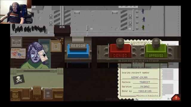 I AM THE INSPECTOR FROM HELL -Papers please #7- смотреть онлайн