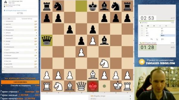 ТИТУЛЬНЫЙ ВТОРНИК!! 3+1!! + Супер ЧЕЛЛЕНДЖ!! Шахматы & Сергей Жигалко. На Chess.com & Lichess.org