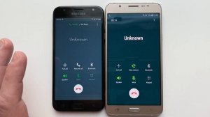 ANDROID 9 vs ANDROID 8 INCOMING CALL. SAMSUNG GALAXY J3 2017 vs GALAXY J7 2016