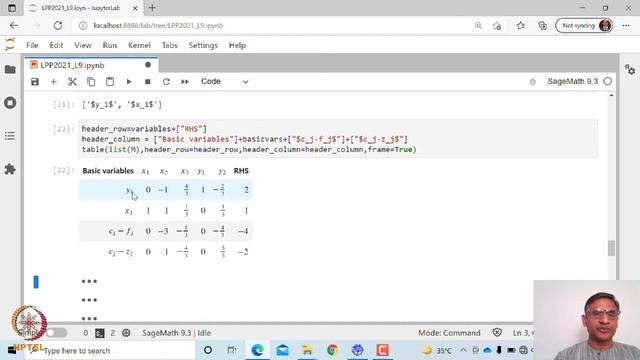 Two Phase Simplex Method in SageMath смотреть онлайн